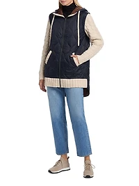 Barrows Mixed-Media Hooded Jacket