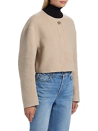 Philips Virgin Wool-Blend Crop Jacket