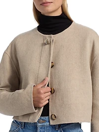 Philips Virgin Wool-Blend Crop Jacket
