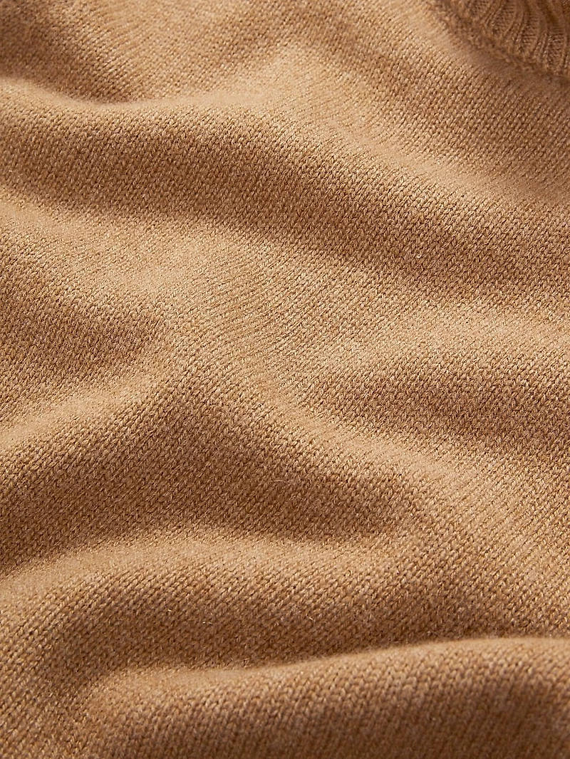 Mazzy Cashmere Sleeveless Turtleneck Top