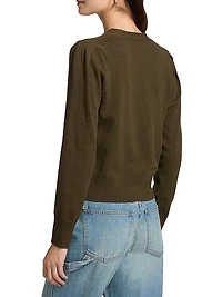 Solene Cashmere V-Neck Cardigan