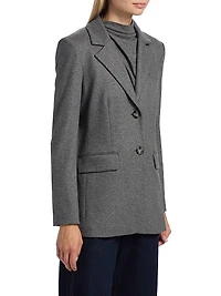 Ryanne Wool-Blend Single-Breasted Jacket
