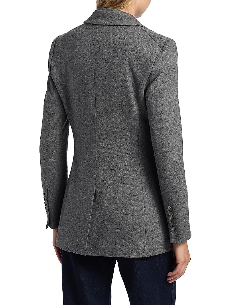 Ryanne Wool-Blend Single-Breasted Jacket