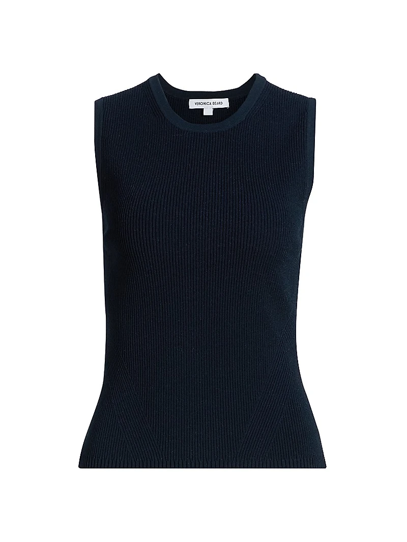 Sid Rib-Knit Crewneck Tank
