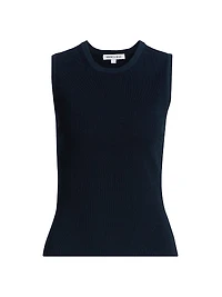 Sid Rib-Knit Crewneck Tank