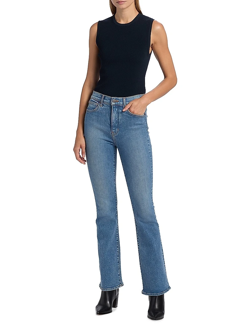 Sid Rib-Knit Crewneck Tank