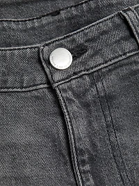 Frankie Stretch High-Rise Straight-Leg Jeans