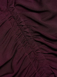 Isabella Ruched Jersey Midi-Dress