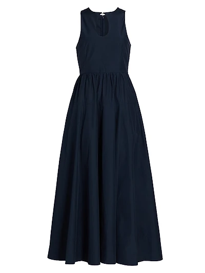 Melodie Poplin Fit & Flare Dress