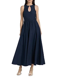 Melodie Poplin Fit & Flare Dress