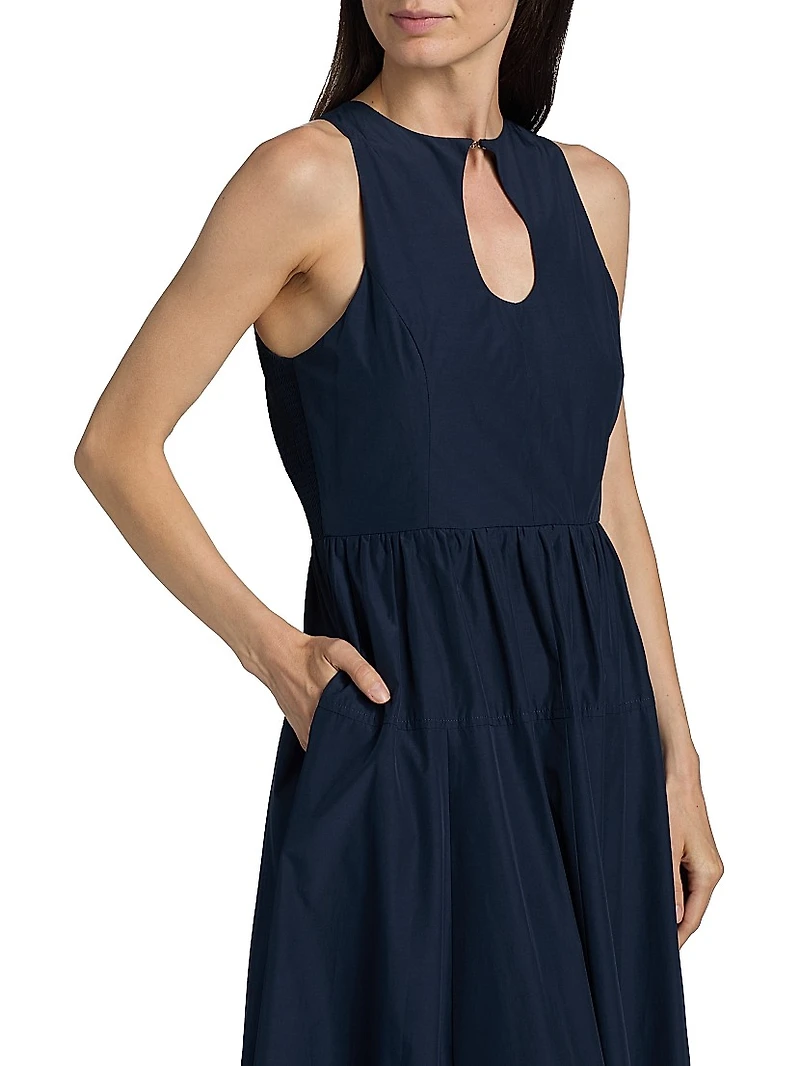 Melodie Poplin Fit & Flare Dress