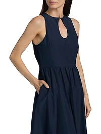 Melodie Poplin Fit & Flare Dress