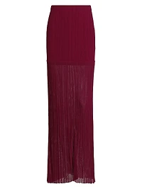 Romina Plissé Maxi Skirt