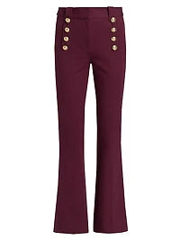 Robertson Buttoned Flare Trousers