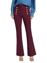 Robertson Buttoned Flare Trousers