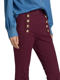 Robertson Buttoned Flare Trousers