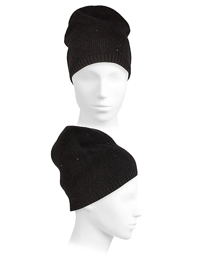 Swarovski Crystal Cashmere Beanie