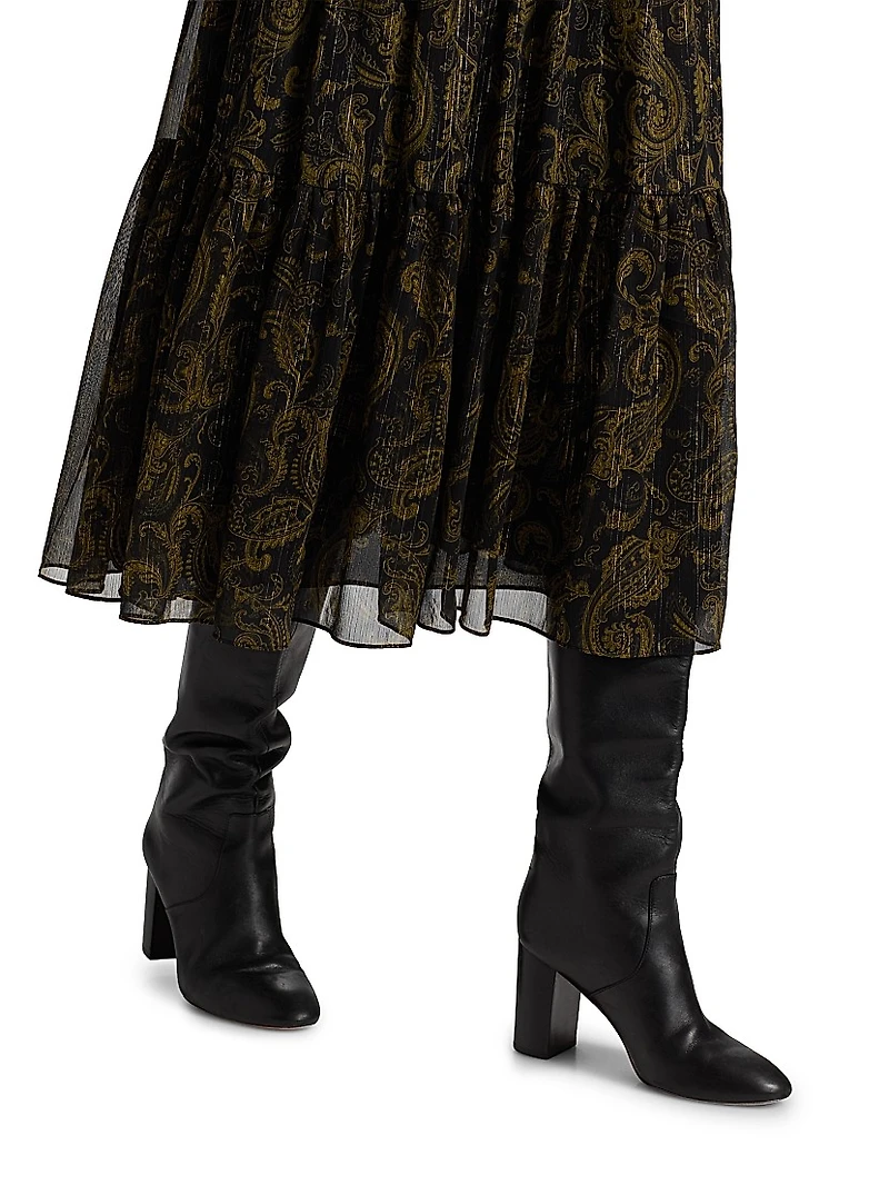 Paisley Midi-Skirt