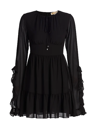 Ruffled Minidress