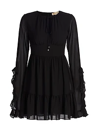 Ruffled Minidress