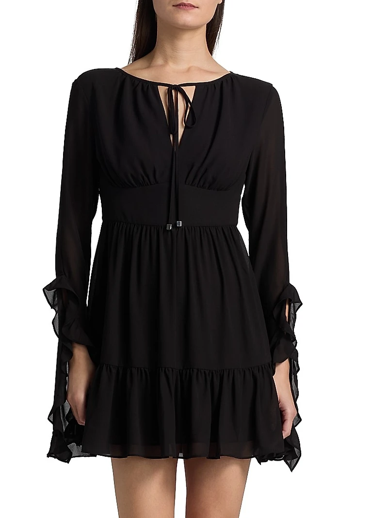 Ruffled Minidress