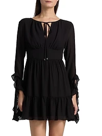 Ruffled Minidress