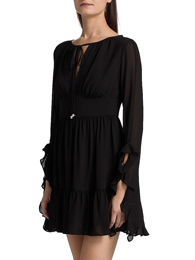 Ruffled Minidress