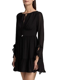 Ruffled Minidress