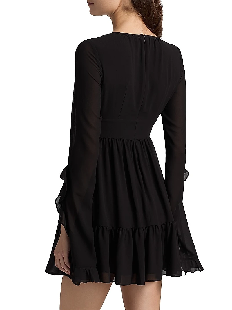 Ruffled Minidress