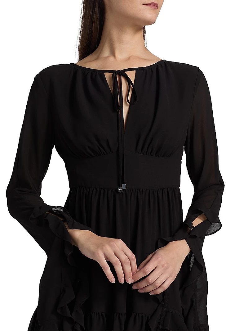 Ruffled Minidress