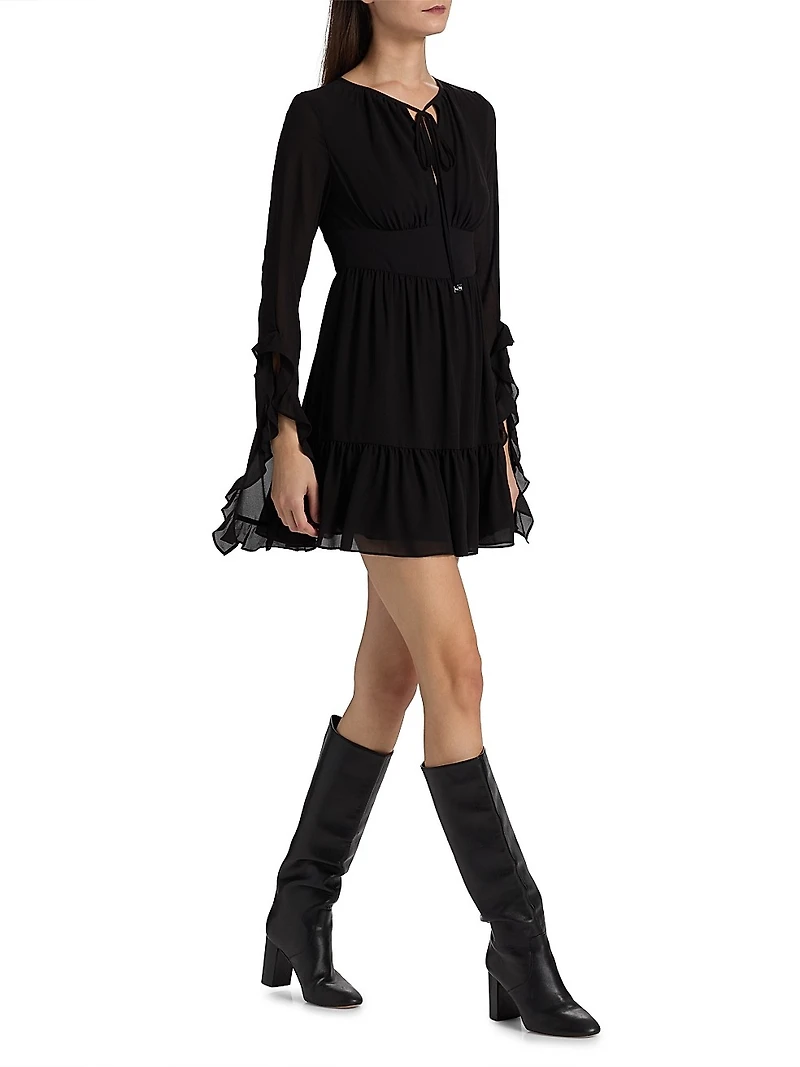 Ruffled Minidress