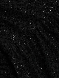 Tie-Neck Long-Sleeve Minidress