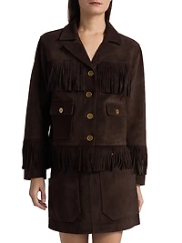 Fringed Suede Jacket