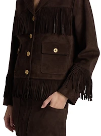 Fringed Suede Jacket