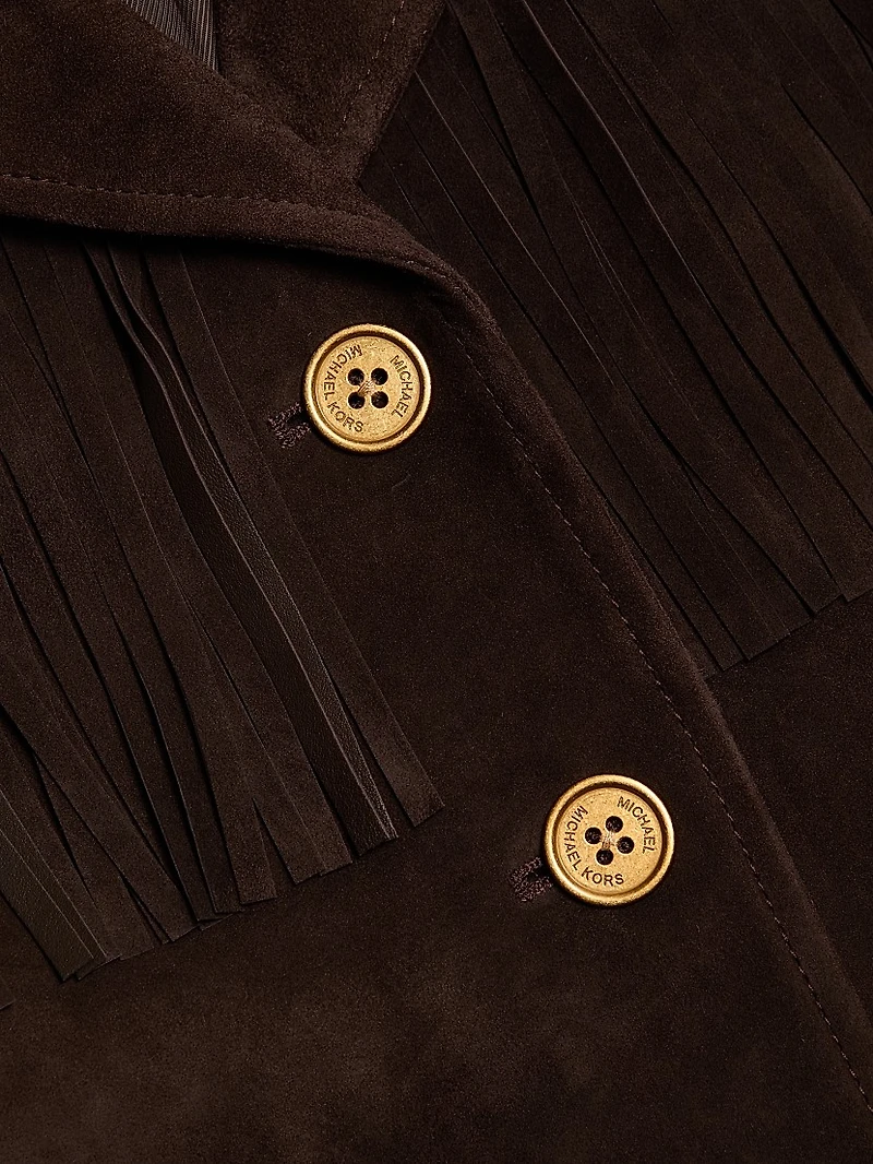 Fringed Suede Jacket