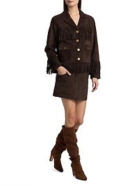 Fringed Suede Jacket