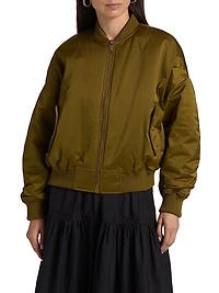 Drop Shoulder Bomber Jacket