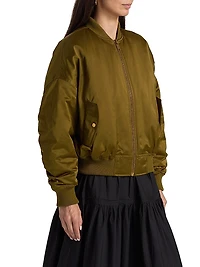 Drop Shoulder Bomber Jacket