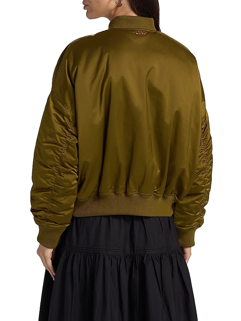 Drop Shoulder Bomber Jacket