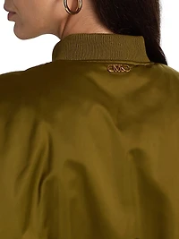 Drop Shoulder Bomber Jacket