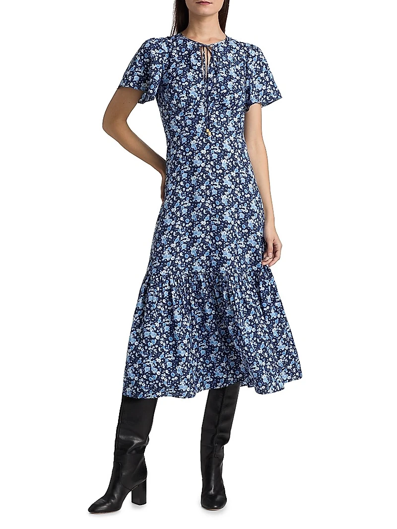 Floral Midi-Dress