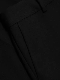 Stretch Wool-Blend Wide-Leg Pants