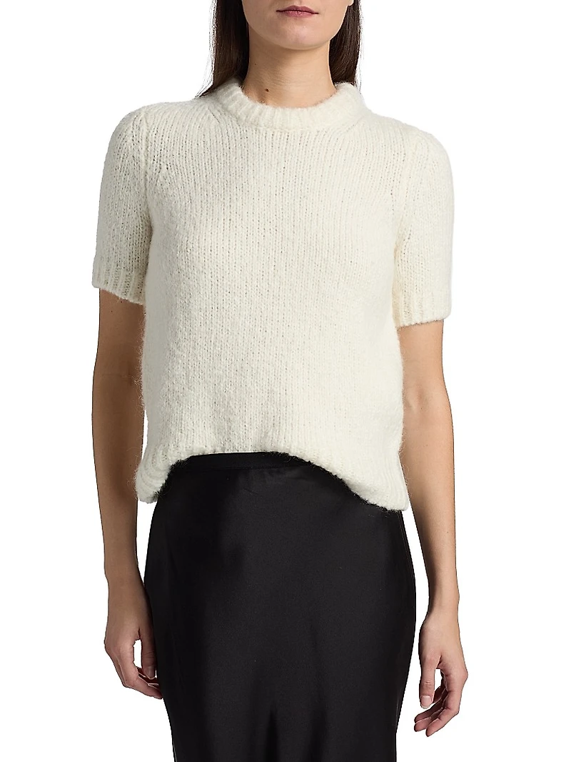 Fluffy Crop Sweater