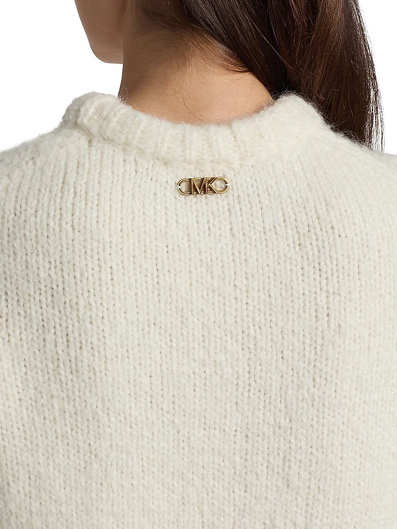 Fluffy Crop Sweater