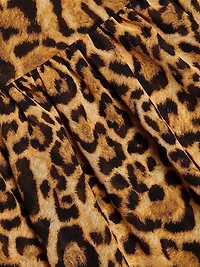 Cheetah Tieneck Minidress