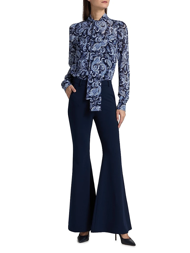 High Rise Flared Pants