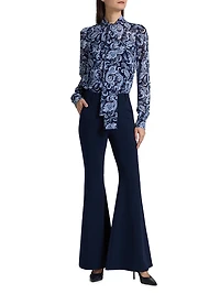 High Rise Flared Pants