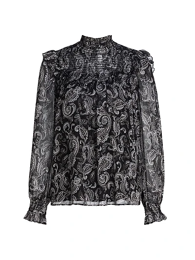 Paisley Ruffled Top