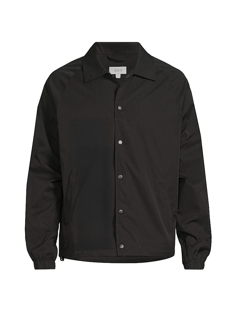 Coaches Raglan-Sleeve Nylon Jacket
