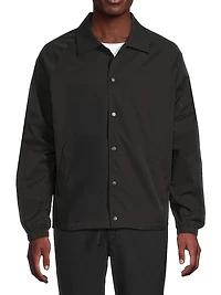 Coaches Raglan-Sleeve Nylon Jacket